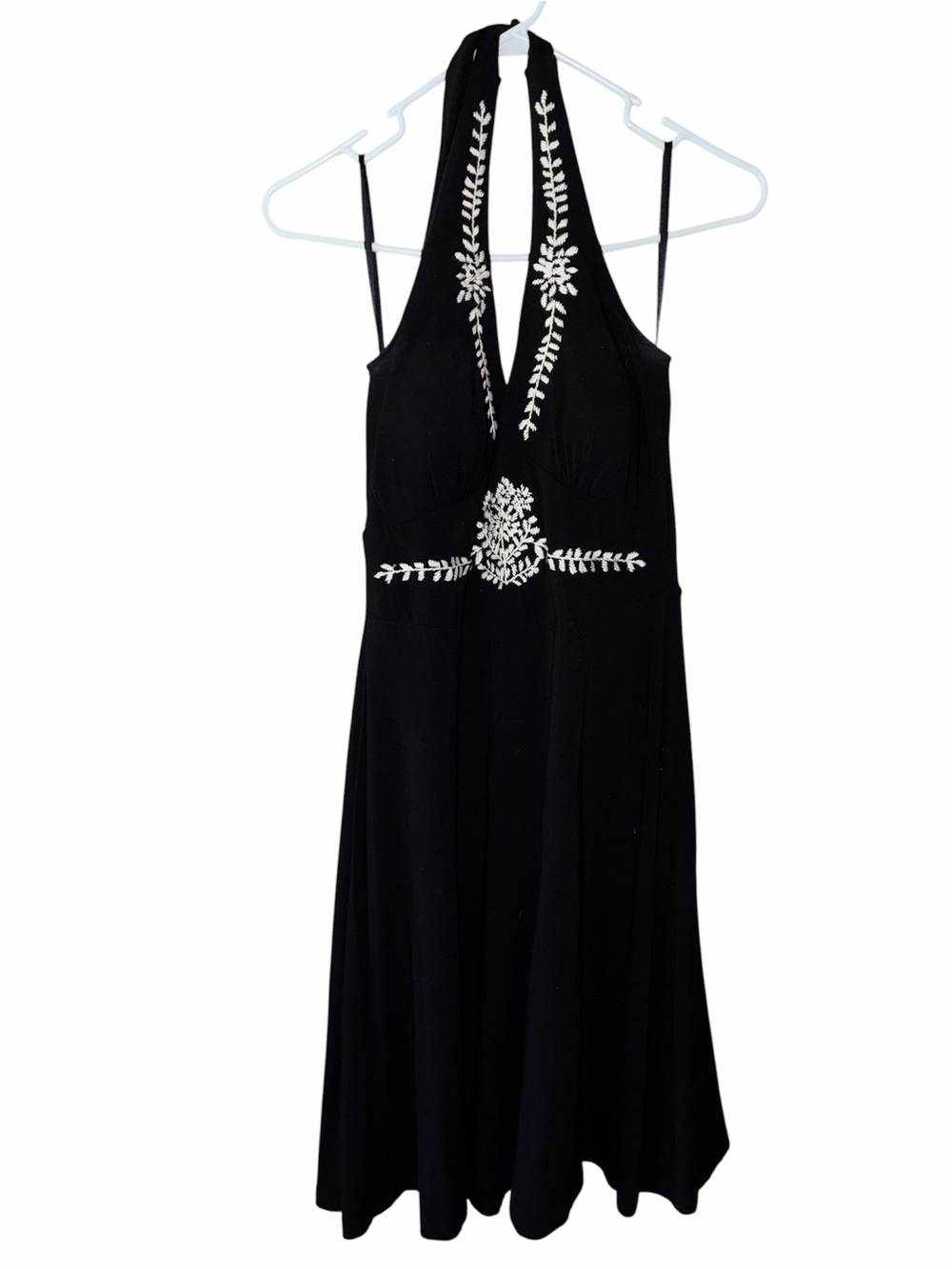 WHITE HOUSE BLACK MARKET HALTER DRESS SZ SM